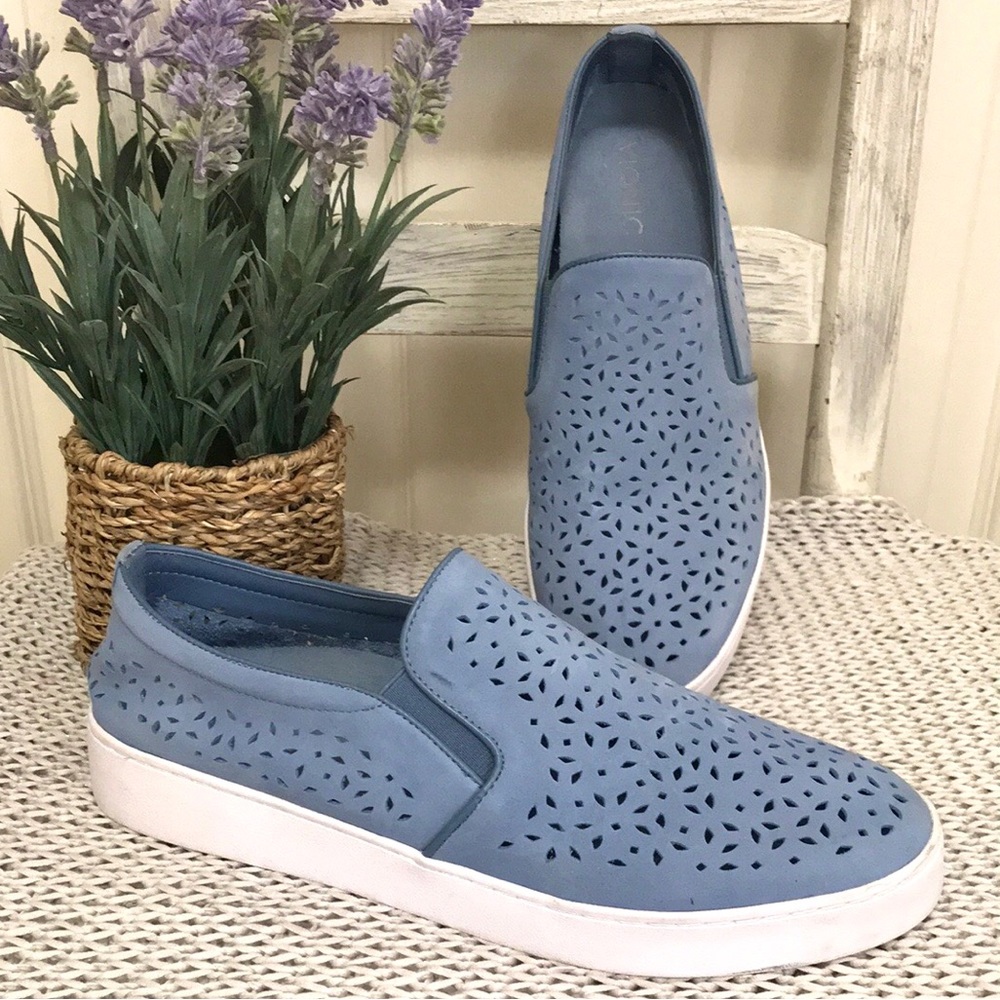 Vionic Splendid Midi Perforated Slip-On Blue 11M